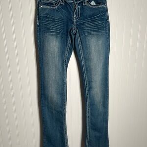 Y2K Hydraulic “Lola” Micro Boot Low Rise Jeans women’s size 3/4 skinny